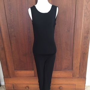 Medium Codigo Jumpsuit Black Lace Up Legs ...